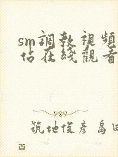 sm调教视频网站在线观看