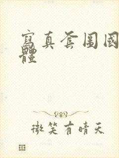 写真套图国模人体