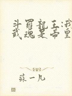 斗罗龙王:我的武魂是帝皇铠甲txt