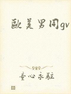 欧美男同gv