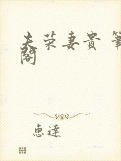 夫荣妻贵 笔趣阁