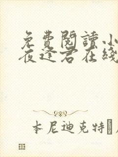 免费阅读小说此夜逢君在线阅读全文