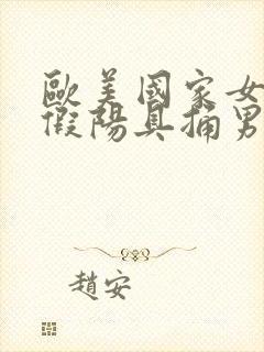 欧美国家女人拿假阳具捅男同性恋