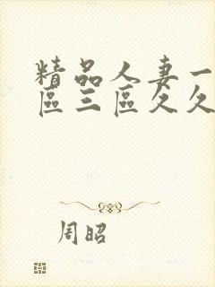 精品人妻一区二区三区久久夜夜嗨