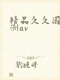 精品久久国产亚洲av