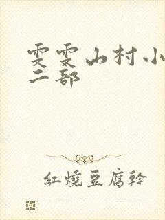 雯雯山村小说第二部封面
