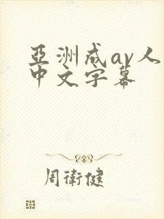 亚洲成av人片中文字幕封面