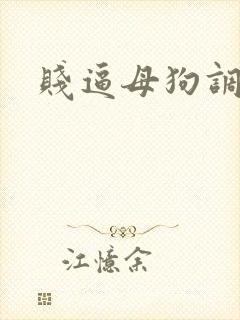 贱逼母狗调教封面