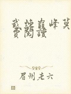 武炼巅峰莫默免费阅读封面