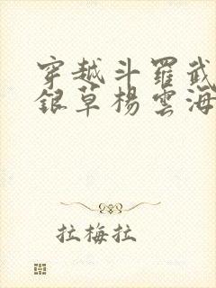 穿越斗罗武魂蓝银草杨云海