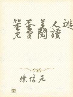 笨蛋美人逃婚后免费阅读