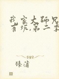 我家大师兄脑子有坑,第二季封面