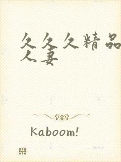 久久久精品亚洲人妻