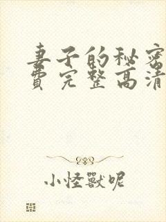 妻子的秘密4免费完整高清电视剧在线看