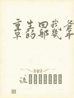 重生回我爸当校草的那几年