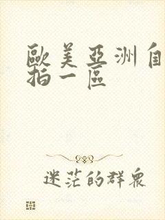 欧美亚洲自拍偷拍一区封面