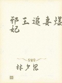 邪王追妻爆宠狂妃