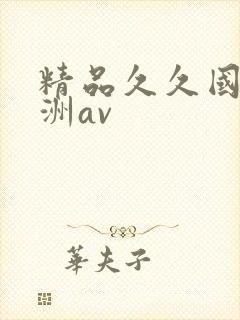 精品久久国产亚洲av