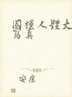 国模人体大尺度写真