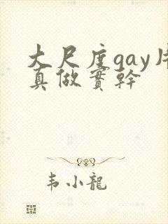 大尺度gay片真做实干