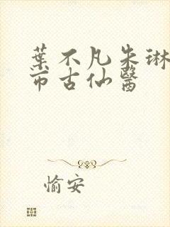 叶不凡朱琳琳都市古仙医