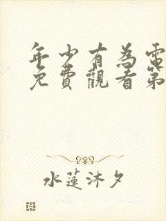 年少有为电视剧免费观看第八集