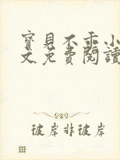 宝贝不乖小说全文免费阅读笔趣阁封面