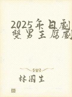 2025年日剧双男主腐剧