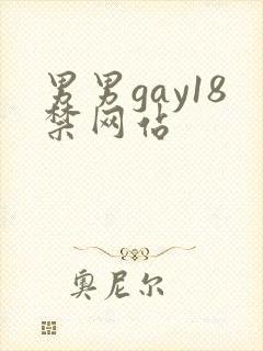 男男gay18禁网站