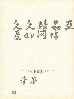 久久精品亚洲国产av网站