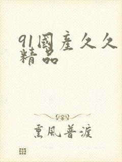 91国产久久久精品封面