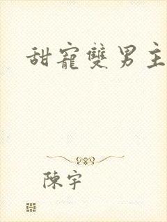 甜宠双男主文封面