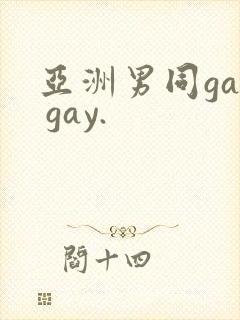 亚洲男同gay gay.