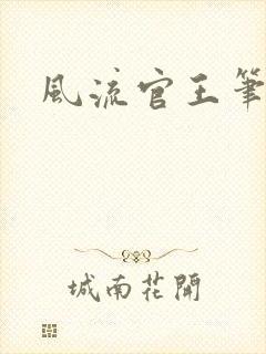 风流官王笔趣阁