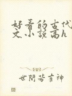 好看的古代调教文小说高h