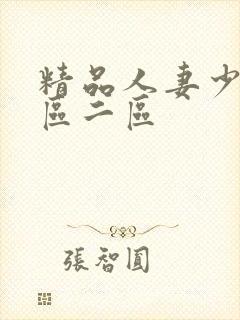 精品人妻少妇一区二区