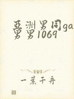 亚洲男同gay男男1069