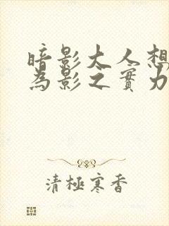 暗影大人想要成为影之实力者第一季