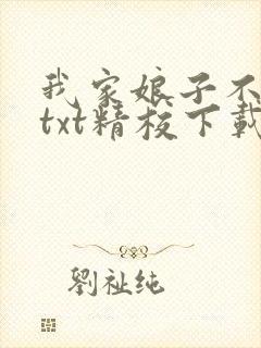 我家娘子不对劲txt精校下载