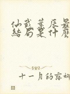 仙武叶辰最后的结局是什么