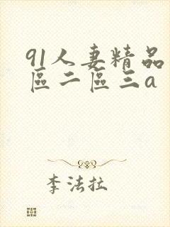 91人妻精品一区二区三a