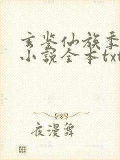 玄鉴仙族季越人小说全本txt下载封面