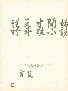 从天才开始无敌于斗破小说阅读封面