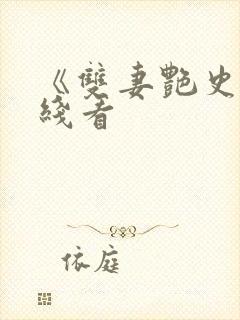 《双妻艳史》在线看