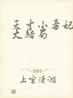 天才小毒妃原著大结局