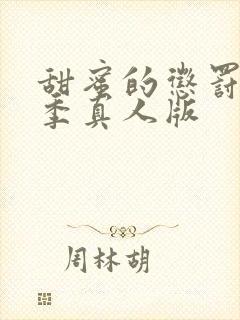 甜蜜的惩罚第二季真人版