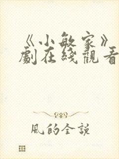 《小敏家》电视剧在线观看封面