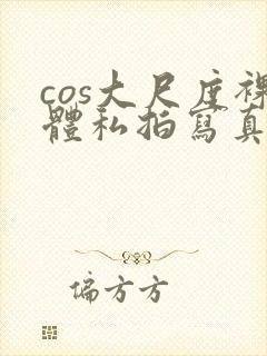 cos大尺度裸体私拍写真