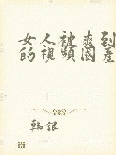 女人被爽到高潮的视频国产免费