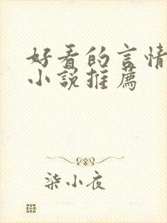 好看的言情现代小说推荐